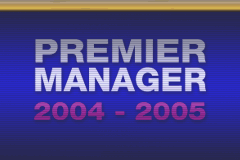Premier Manager 2004-2005 Title Screen